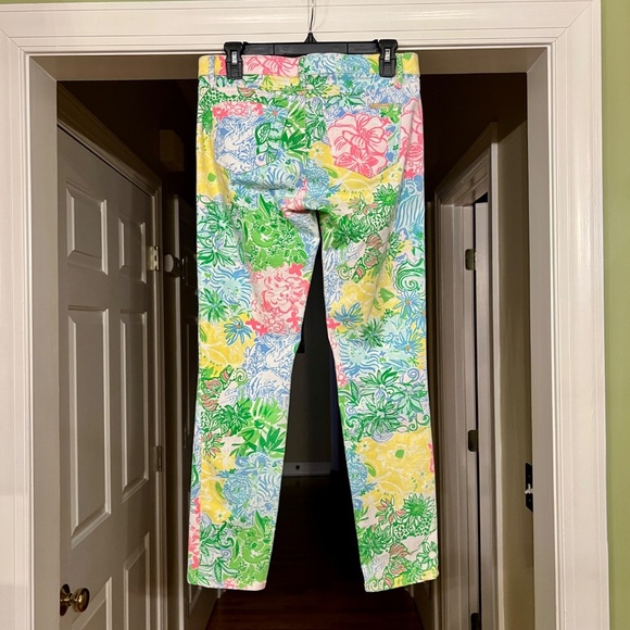 NWOT Lilly Puliter South Ocean Skinny Ankle Jeans in Cheek To Cheek Size 4 - Picture 5 of 6